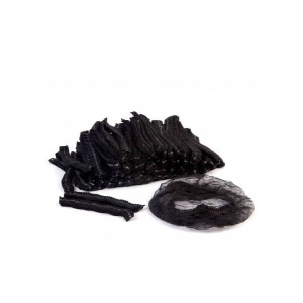 Black Single Elastic Non-Woven Hair Cap 1000/ctn
