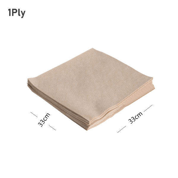 Browne Paper Napkin 33x33cm 1Ply 2000/ctn